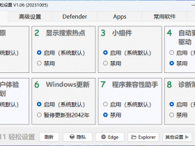 Windows11轻松设置v1.06绿色版【365娱乐资讯网】
