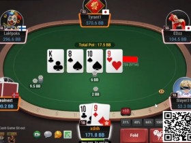 【EV扑克】牌局分析：没法摊牌时不bluff，可以摊牌时乱bluff【365娱乐资讯网】