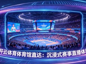 开云体育体育馆直达:沉浸式赛事直播体验【365娱乐资讯网】