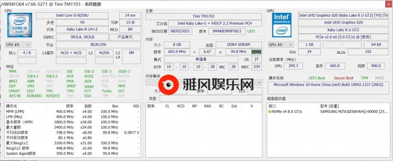 HWiNFO硬件检测工具v7.66绿色版