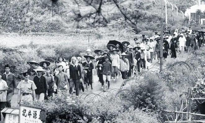 数十万民众逃往香港，国民政府迫于压力，把14000多人接到了台湾