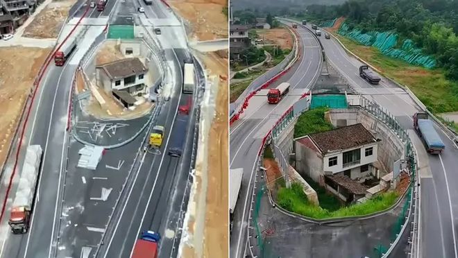 中国「最强钉子户」搬家！ 逼公路绕道下场很后悔