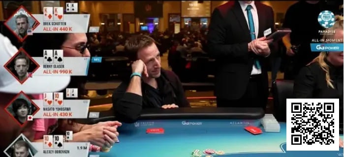 【EV扑克】四家全下！AA、KK、TT、同花，谁是最后赢家？【365娱乐资讯网】