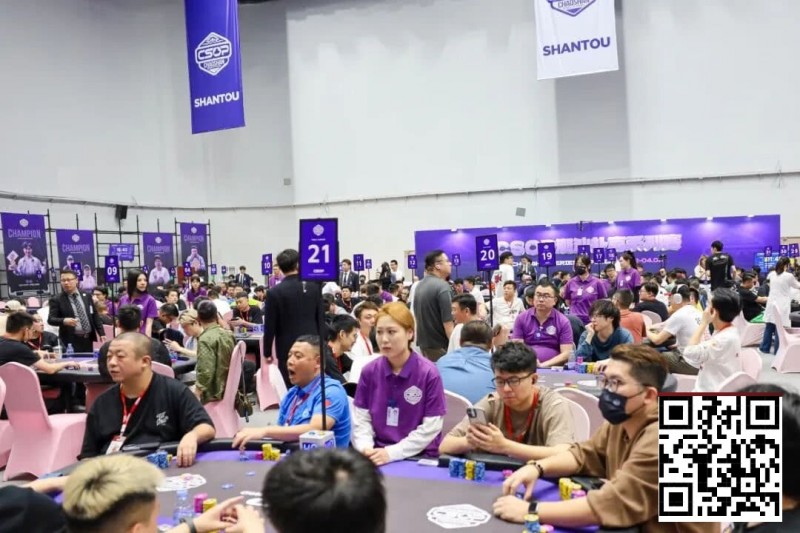 【EV扑克】CSOP潮汕扑克系列赛Day2战报:邱爽领跑63强,泡沫大战引爆全场【365娱乐资讯网】