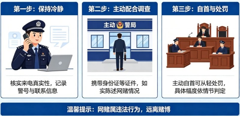 网赌被警察打电话要求配合调查怎么办？自首能否从轻处罚全面解析【365娱乐资讯网】
