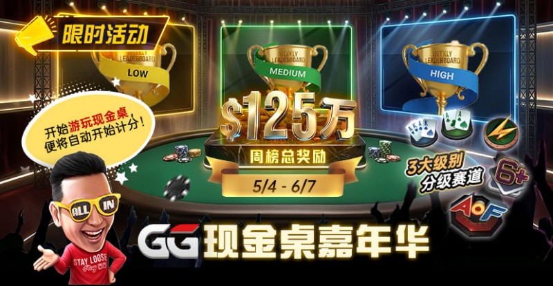 【EV扑克】GG现金桌嘉年华2026｜排行榜规则+积分机制+每日/每周奖励详解【365娱乐资讯网】